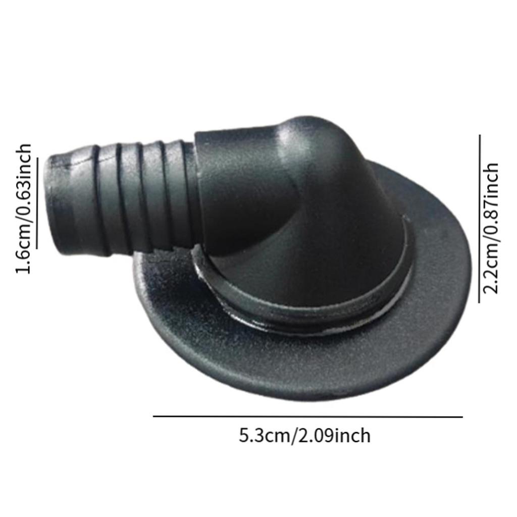 Kiteboarding Valve Kite Bladder Valve 90 Degree Surfing Kite Pump Valve Kitesurfing Valve for Bladder Repairing