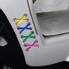 3D Realistic Shoelace Car Sticker Waterproof Sunproof Decals with Strong Adhesive for Scratch Cover for Cars Motorcycles