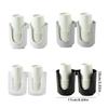 Set of 3 Elegant Paper Cup Organizers with Double Tubes Designs Home Decoration Portable for Household Easy Access