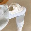 Thick-soled big-headed women's new summer breathable girl's style thin style not tired feet board shoes casual sports