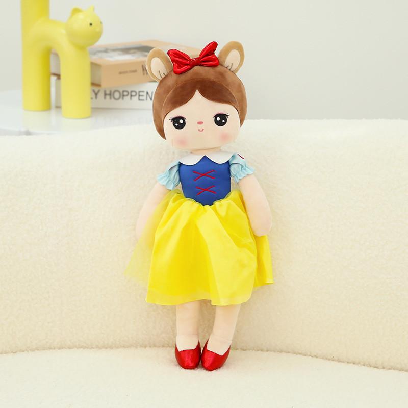 

Snow Princess White Mermaid Plush Toy Stuffed Doll Fairy Tale Decor Gift Snow White