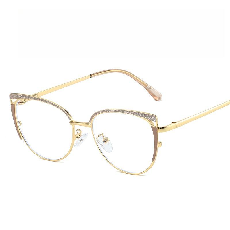 Elegant Cat Eye Blue Light Blocking Glasses Frame Women Anti Blue Light Computer Eyewear Fashion Frame Reading Glasses Female