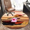 Cowardly Heroes Chair Mat Round Rug Office Carpet, Non Slip, Suitable for Living Rooms, Bedrooms,Decor1205831a