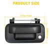 Tailgate Handle For 2004-2013 Ford F-150 With Textured Keyhole Black Exterior