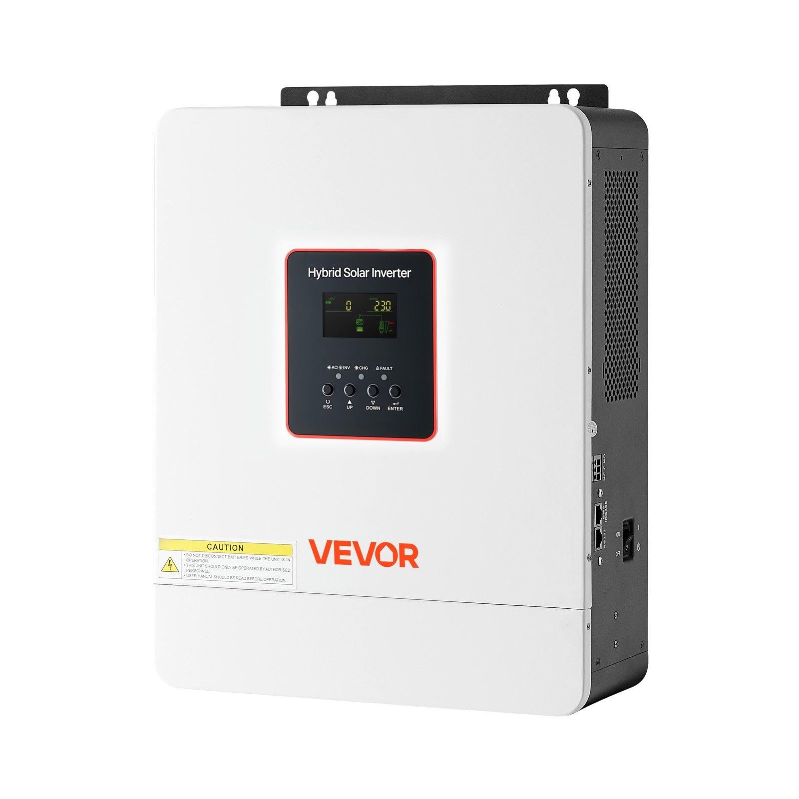 VEVOR 4000W Hybrid Solar Inverter, 24V