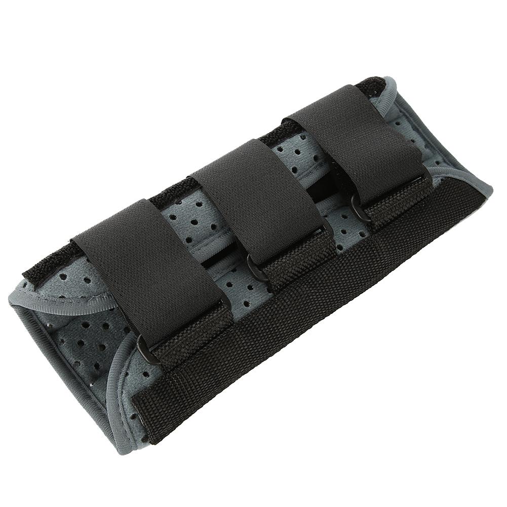 Breathable Wrist Protective Brace Support Splint Wrist Joint Sprain Guard Black Left L