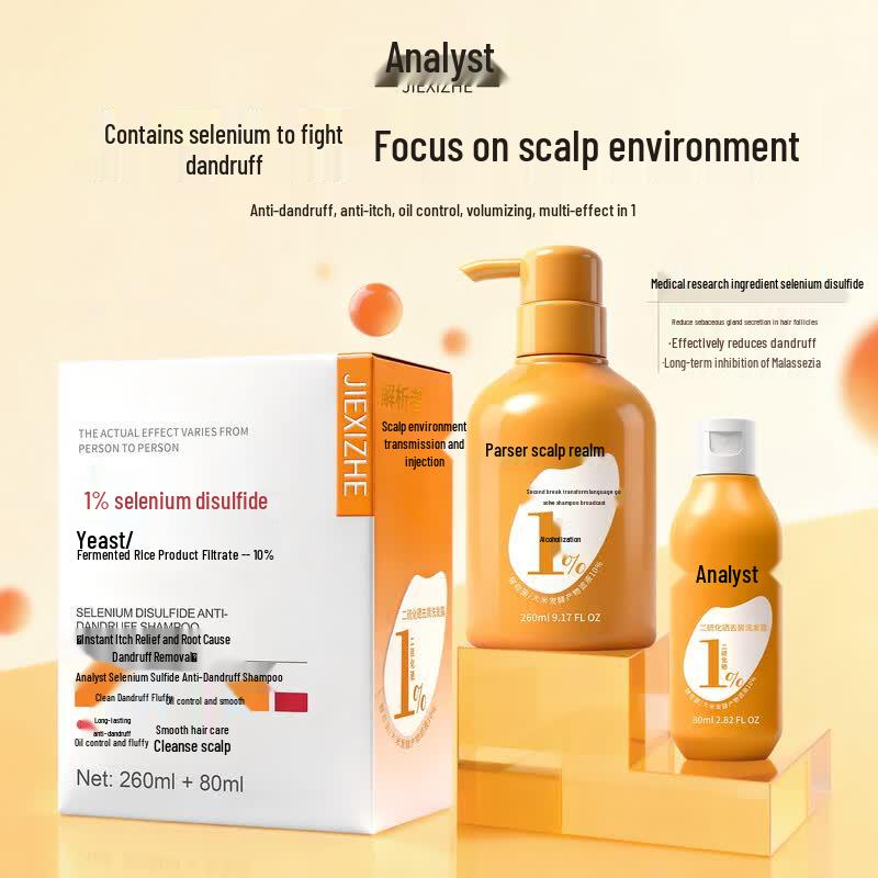 Jiexizhe Selenium Sulfide Anti-Dandruff Shampoo