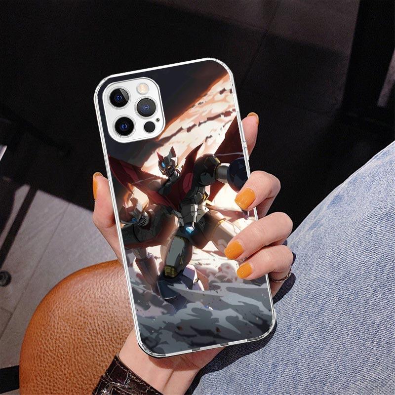 Manga Mazinger Z Anime Phone Case For iPhone 17 Air 16 Pro Max 16E 15 + 14 Plus 11 12 13 Mini 7 8 SE Gift Print Cover Fundas 17