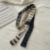 Comfortable Narrow Strip Scarf Rainbow Stripe Thin Scarf Harajuku Style Long Narrow Scarves