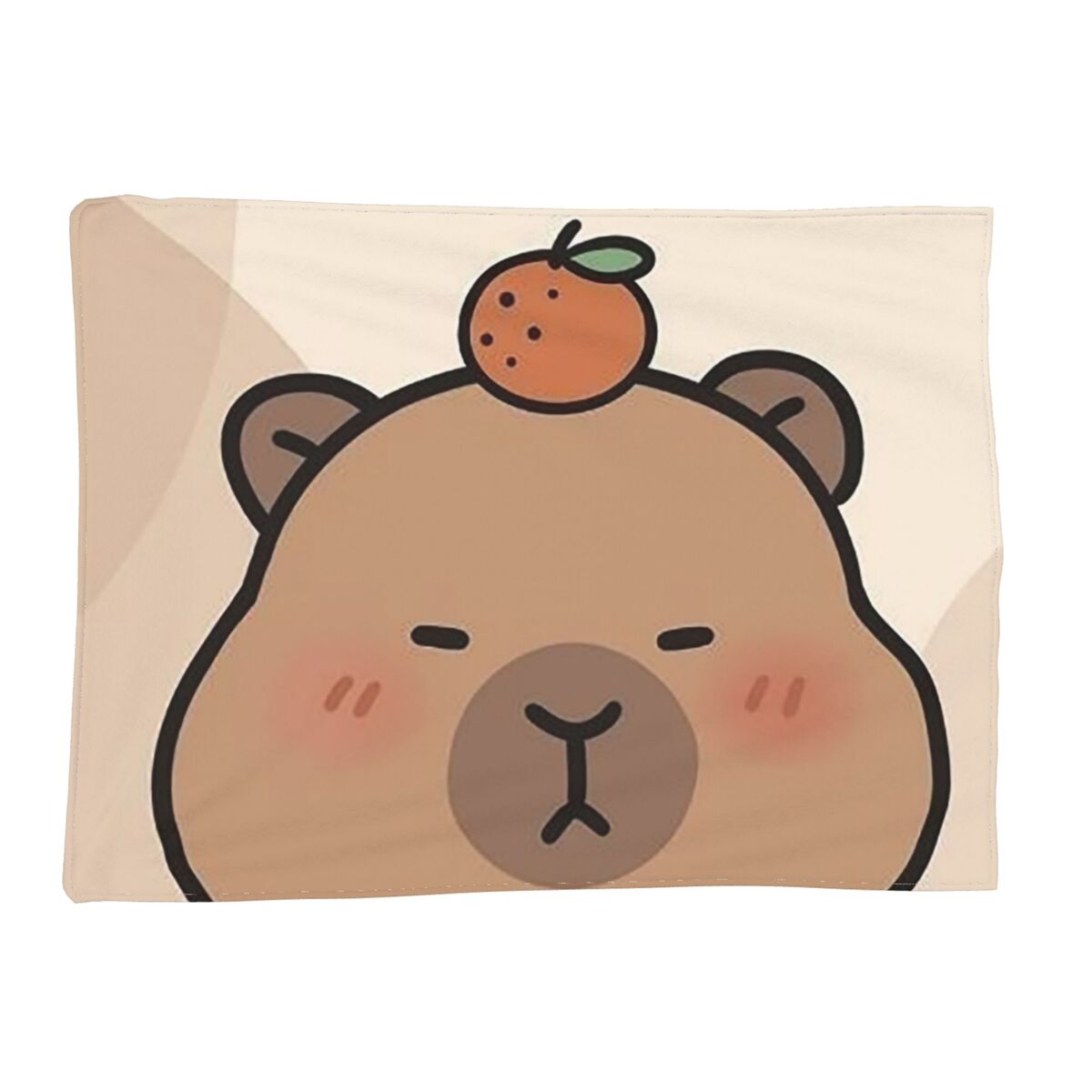 

Capybara Blankets Soft Warm Flannel Throw Blanket Plush for Bed Living room Picnic Travel Home Sofa 80x120cm