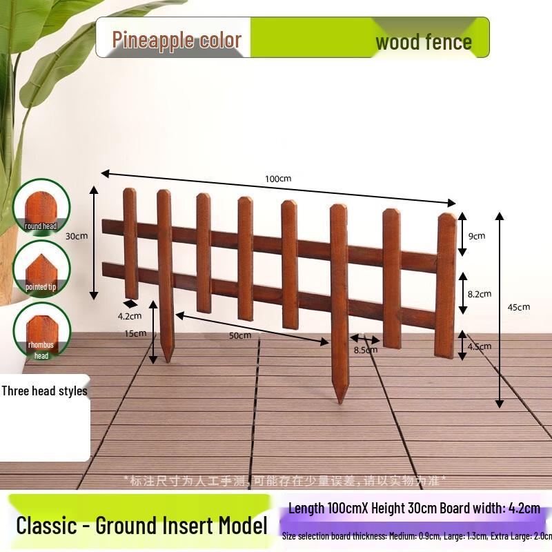 

Outdoor Wooden Garden Fence Panel