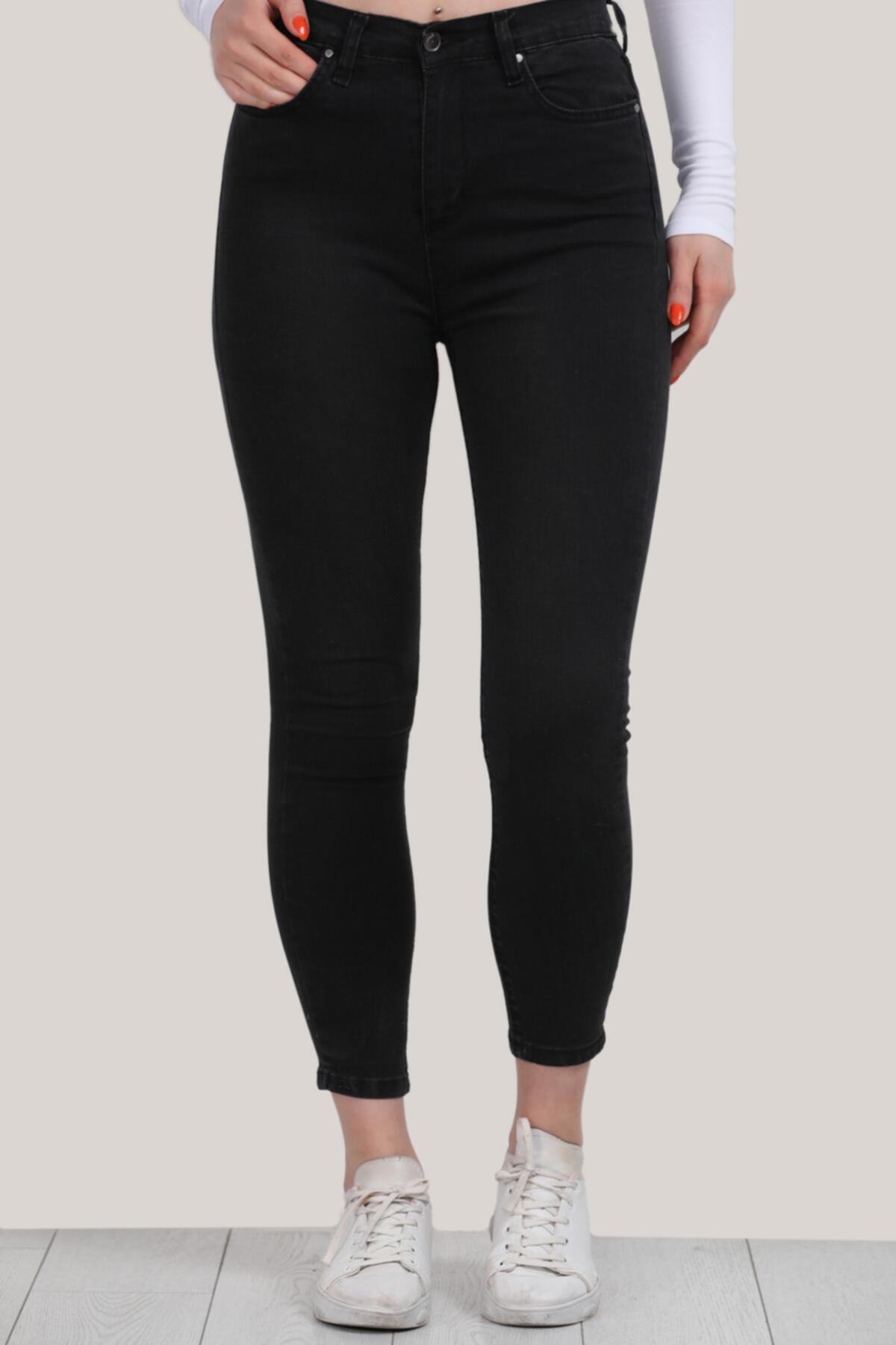 

Женские брюки скинни 30 чёрный