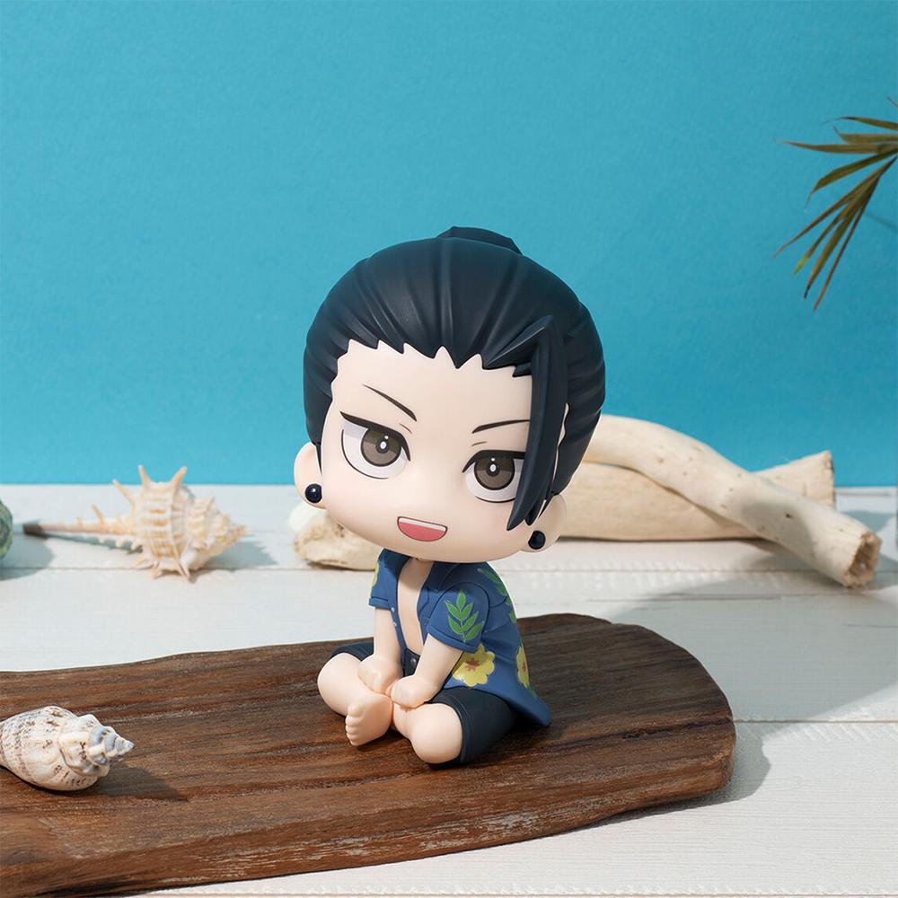 10 Cm Genuine MegaHouse Look Up Jujutsu Kaisen Gojo Satoru & Geto Suguru Q-version Action Figure Collectible Toys