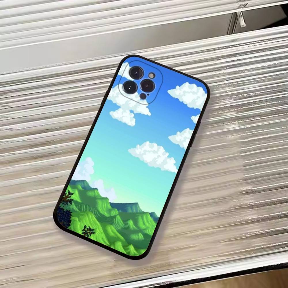 Funny Game S-Stardew valley Phone Case For iPhone 17, 16,15,14,13,12,11 Plus,Pro Max, Others Soft Black Cover