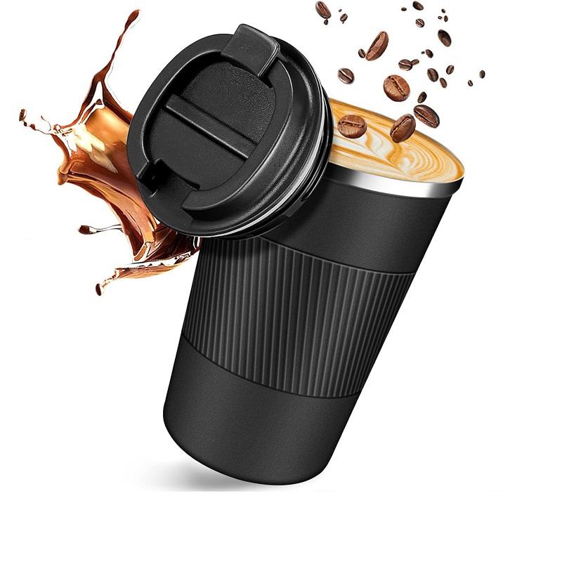 Stainless Steel Coffee Cup Thermal Mug Travel Leak Proof Thermal Bottle Tea Coffee Mug  Reusable Hot Cold Drinks Insulated Cup