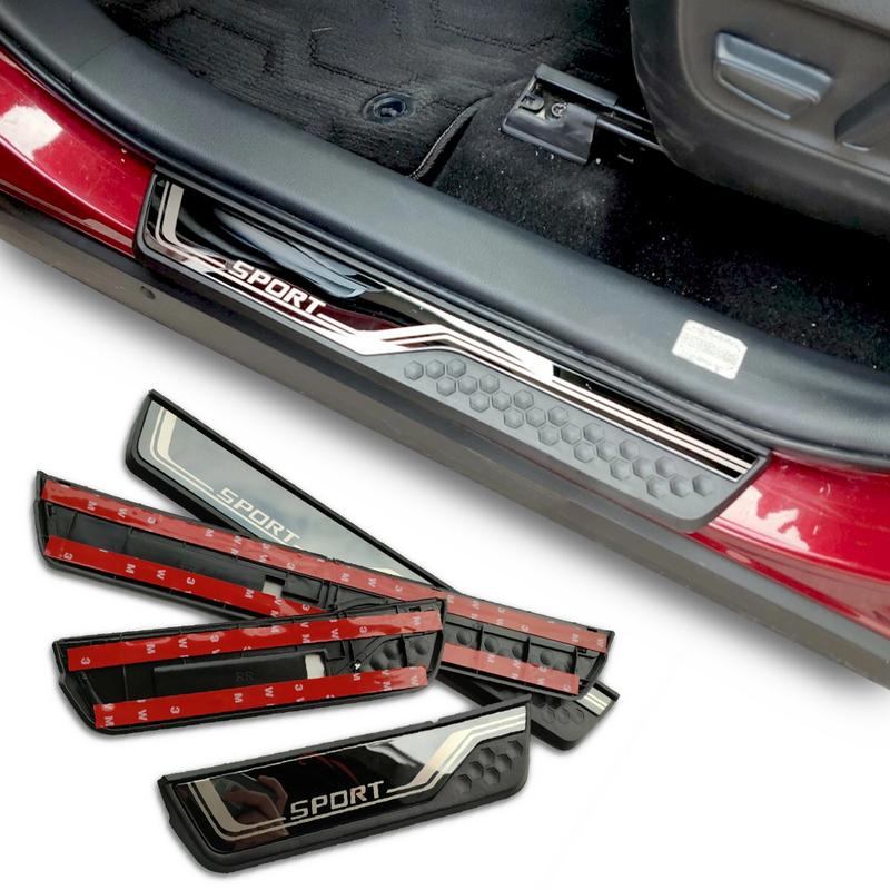 For Honda CR-V CRV Door Sill Plate Car Accessories Threshold Pedal Protection Cover Auto trim 2017 2018