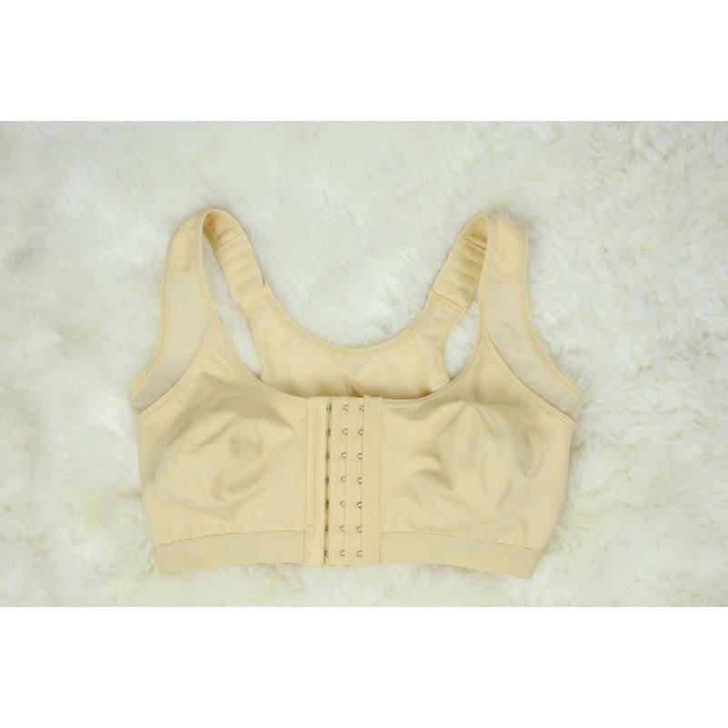 Plus Size Front Closure Breathable Sports Bra For Fitness Women