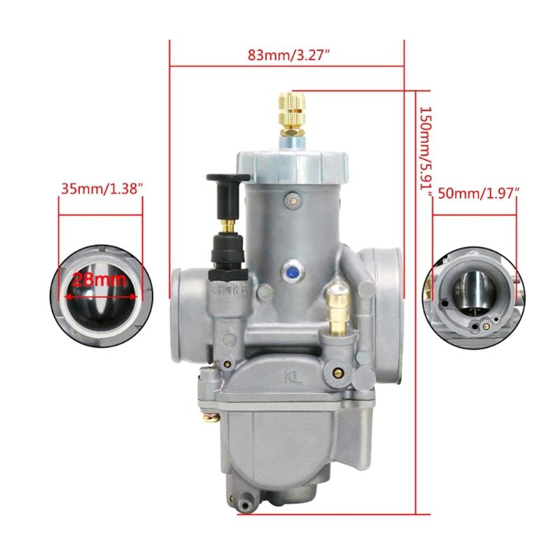 PWL 28mm Carburetor for 150cc  4  ATV 4 Wheelers Go Kart Motorcycle