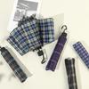 Nan Qiao Enlarged 3-Fold Classic Plaid Umbrella (21-inch Rib)
