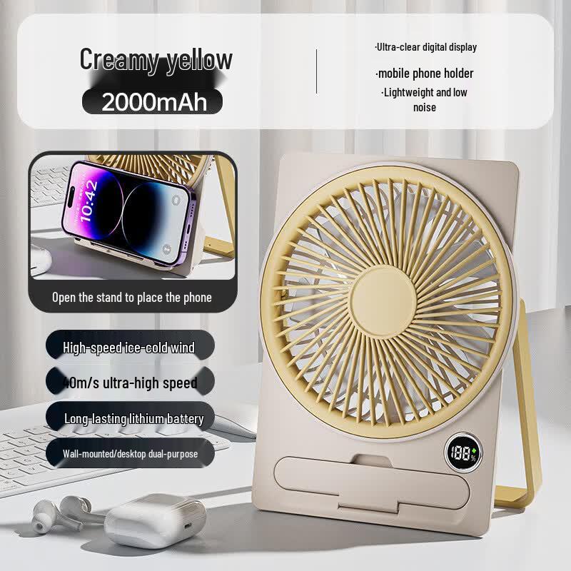OLOEY Portable Desk Fan with Digital Display