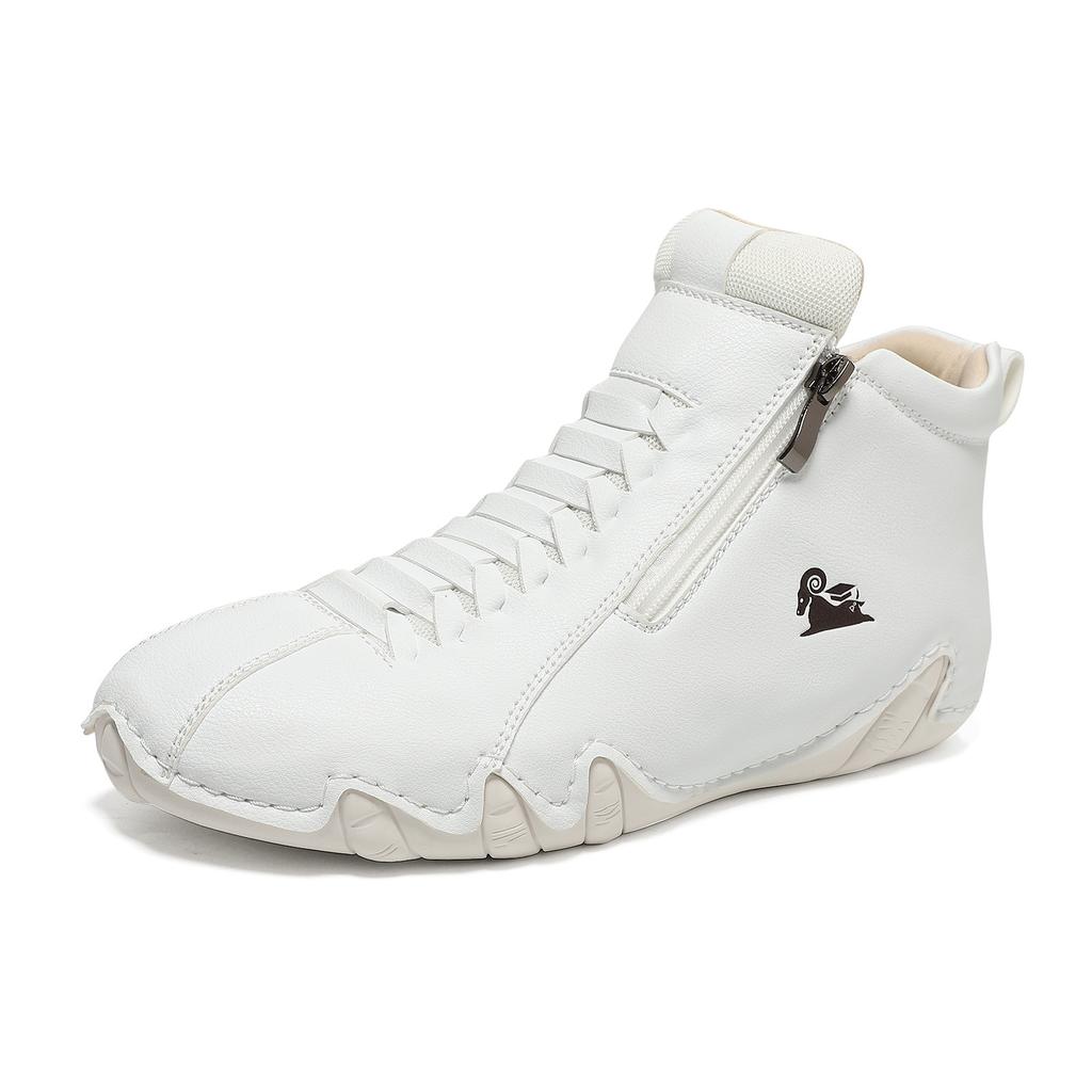 Men's and Women's Handmade Stitched Women's Shoes with Cow Tendon Soft Sole, Autumn and Winter Flat Sole, Single Shoes, Casual Shoes