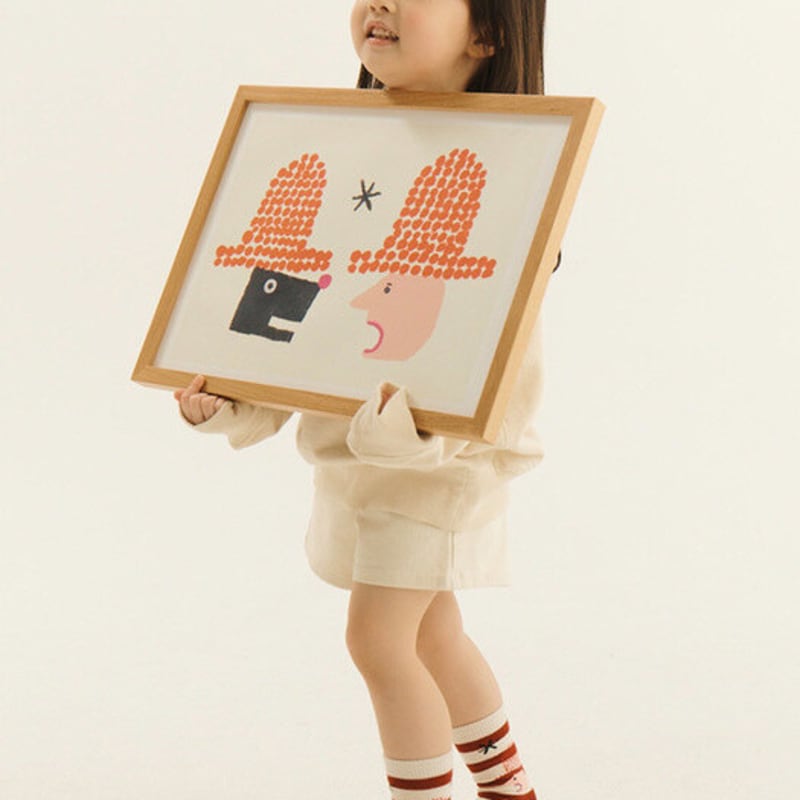 PINZLE [PINZLE X IHM] Family Socks - Daily Discussion (Red)