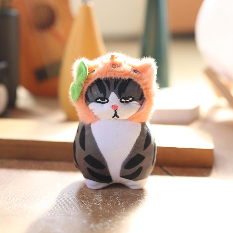 

Милая милая кошка кулон плюшевая игрушка кукла котенок сумка подвесной брелок кукла кукла 13cm