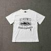24S cross-border European and American tide brand Alcatraz alphabet pattern logo printing short-sleeved t-shirt men's and women's American high stree