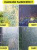Rianbow Privacy Window Film - UV/Heat Blocking Stickers Anti-Glare Static Cling for Home Office Bathroom Glass Doors