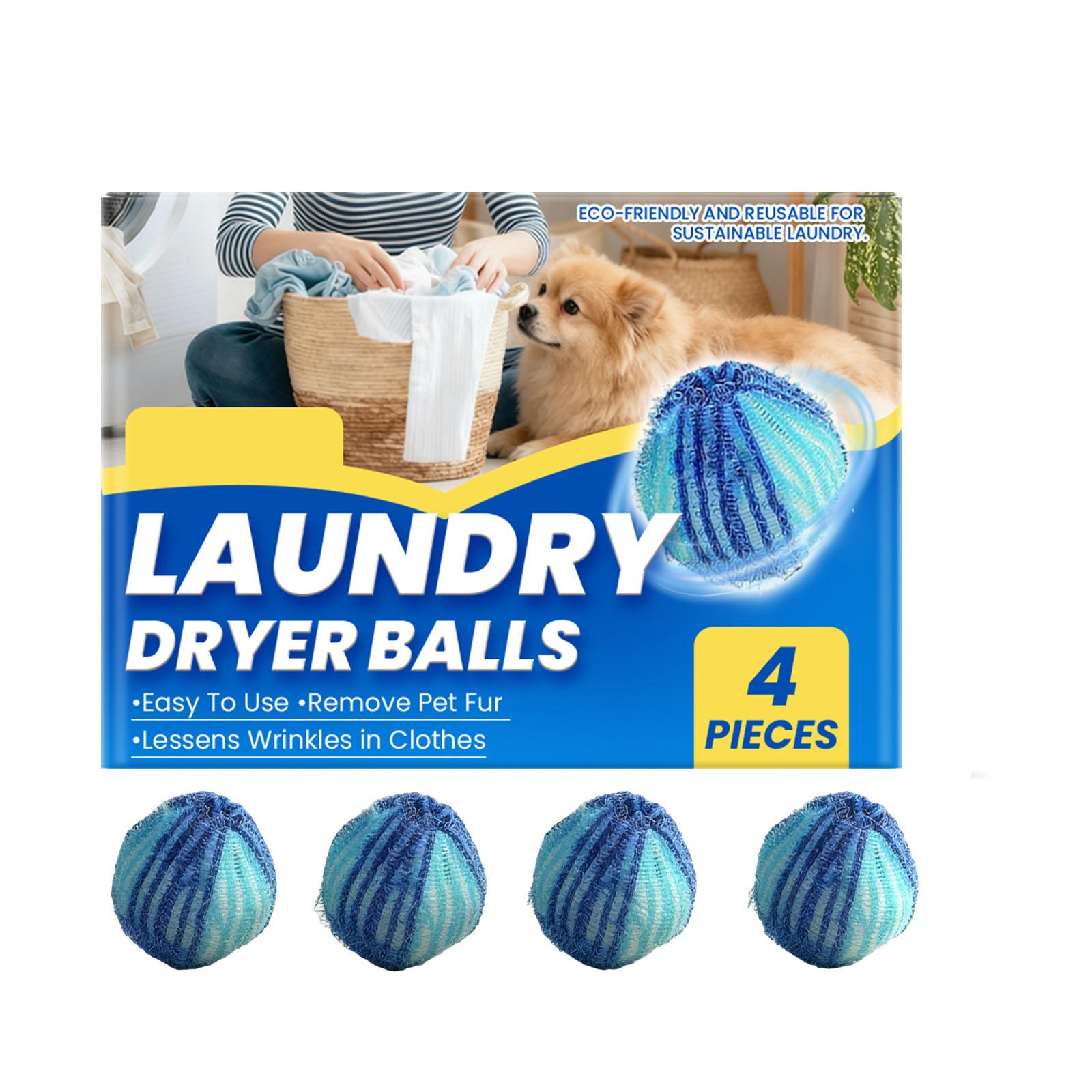 

Laundry Pet Hair Removal Balls For Cleaning Animal Hair And Clothes. Convenient And Portable Cleaning Balls For Home Use. One Size