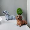 New Dachshund Ornaments Creative Home Living Room Resin Crafts Desktop Decoration Decorations