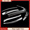ABS Chrome Car Rear Light Lamp Cover Protective Sticker Trim for Toyota C-HR CHR 2016 2017 2018