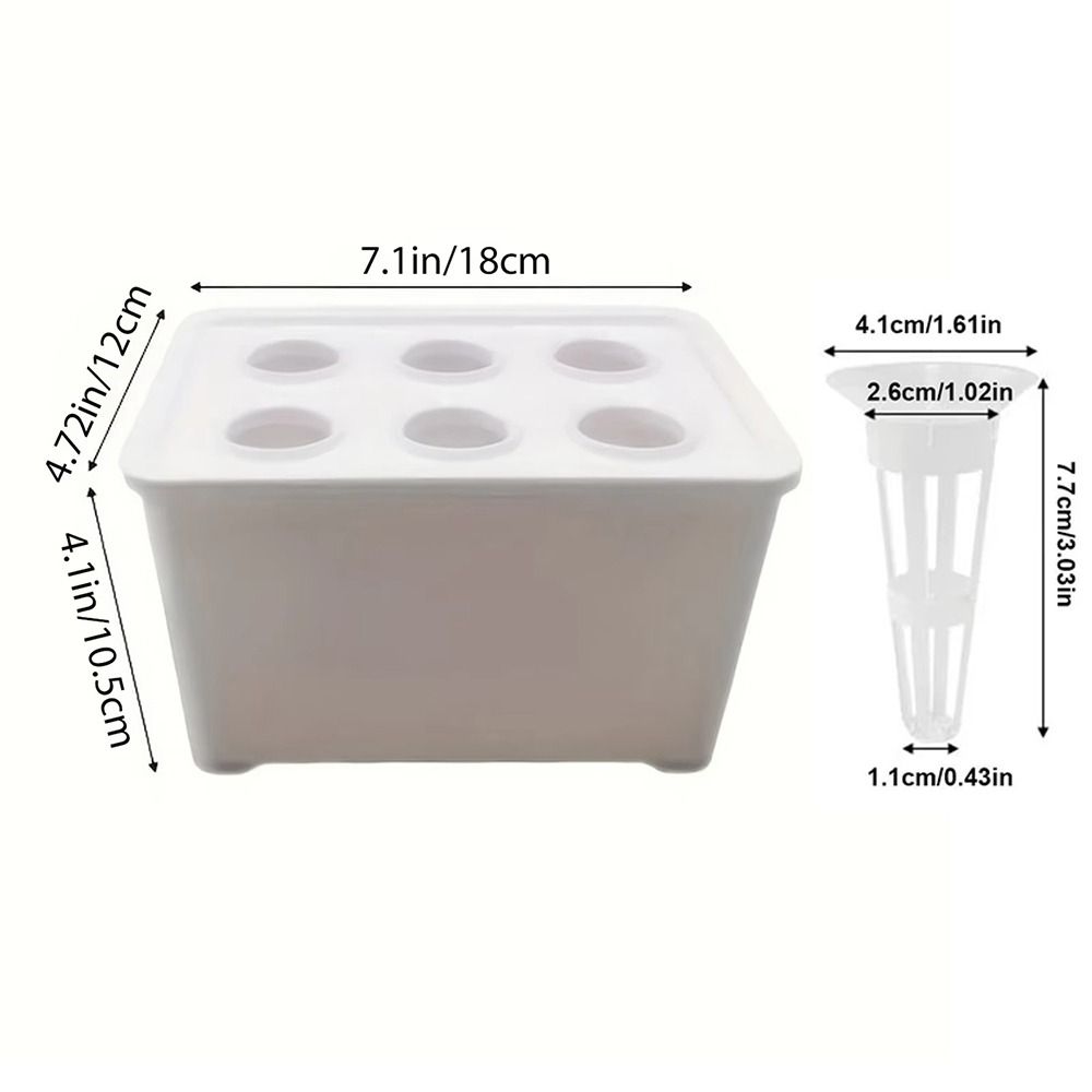 Plastic Soil-Free Planting Box Self Watering Nursery Pots  Vegetable Growing