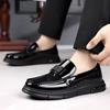 Fashion 2025 Summer New Designer Leather Shoes for Men  Fashion Casual Hallow Loafers Male Solid Color Breathable Luxury Shoes Man