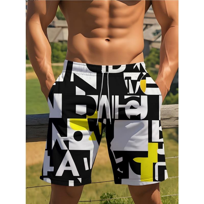 3D Digital Print Men s Swim Trunks S