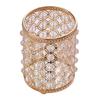 Crystal Cosmetic Brushes Holder Organizer Metal Plated L