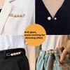 6 Pcs Set Artificial Pearl Waist Pin Clips for Trousers Pants Skirts Dress Waistline Adjusting Shirts Sweater Brooch