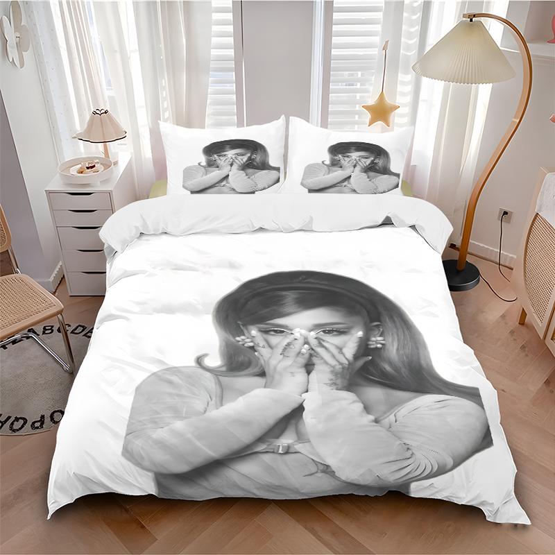 3Pcs Glamorous Woman Face Bedding Sets For All Sizes New 3D Printed Bed Cover Comforter Duvet Cover Pillowcase Bedroom Decoration