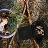 Multipurpose Mesh Foraging Bag Mushroom Hunting Bag Collapsible Fruit Gathering Basket for Outdoor Camping multitool hunting