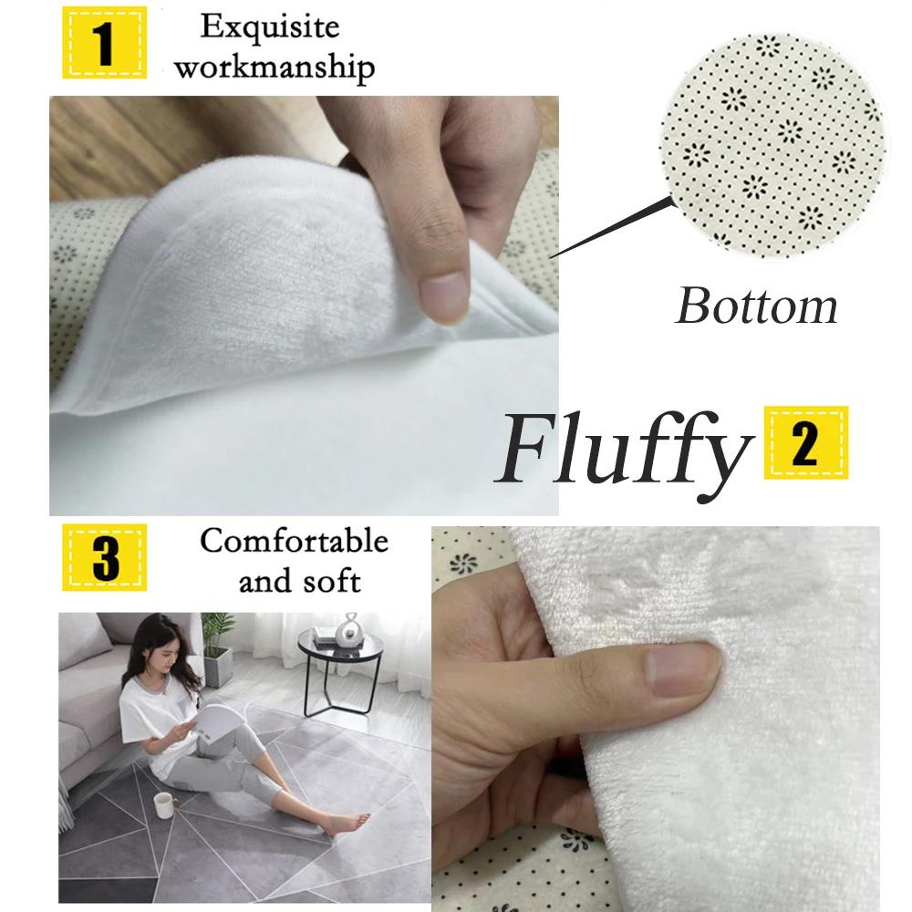 Nordic Ink Splash Abstract Carpets Living Room Large Area Home Decoration Bedroom Rugs Non-slip Coffee Tables Balcony Foor Mats