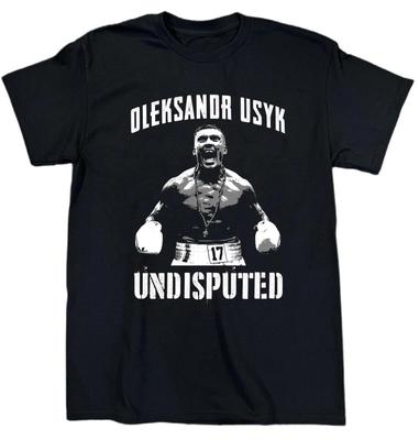 Oleksandr Usyk Star Schwere Baumwolle Schwarz Alle Größen T-Shirt QC97323