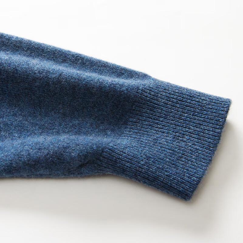 Hodo Men's 100% Pure Wool Crew Neck Pullover Sweater