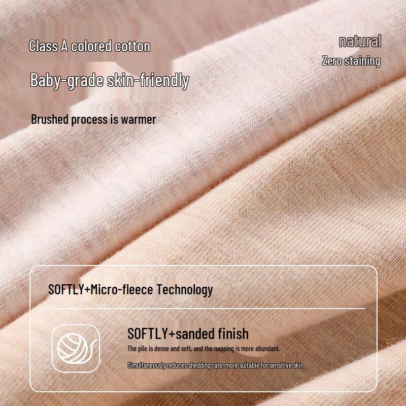 Miiow Natural Cotton High-Waisted Thermal Leggings for Women