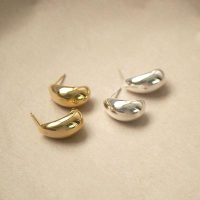 Brincos de Tarraxa Gota de Água de Luxo Leve Nicho Versão Coreana Estilo Coreano Temperamento Estilo Celebridade Brincos