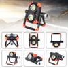 Multi-function Flashlight Dual LED Source Work Light Type-C Rechargeable Torch Strong Magnet