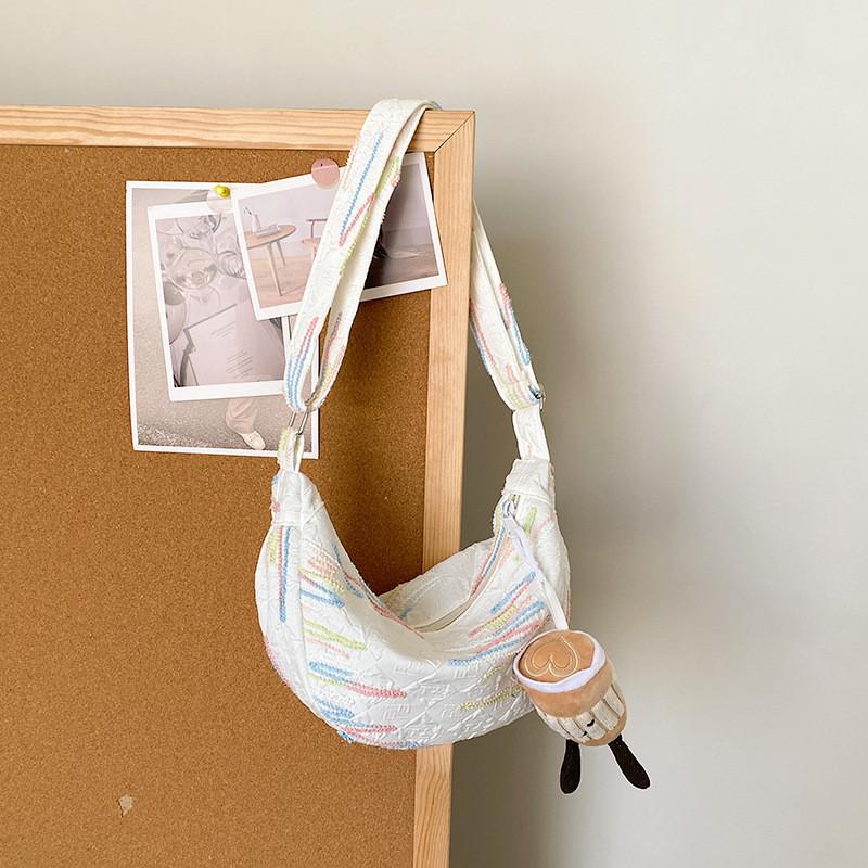 Chic And Fashionable Shoulder Dumpling Bag With Durable Composite Material For Trendsetters