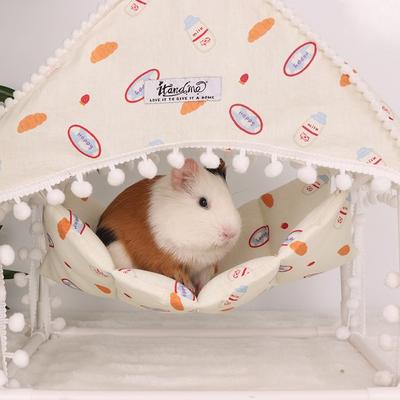 Kleintierzelt Kleintier Hängematte Frettchen Meerschweinchen Chinchilla Holländisches Schwein Hängebett Haus Ratte Hamster Unterschlupf Zubehör
