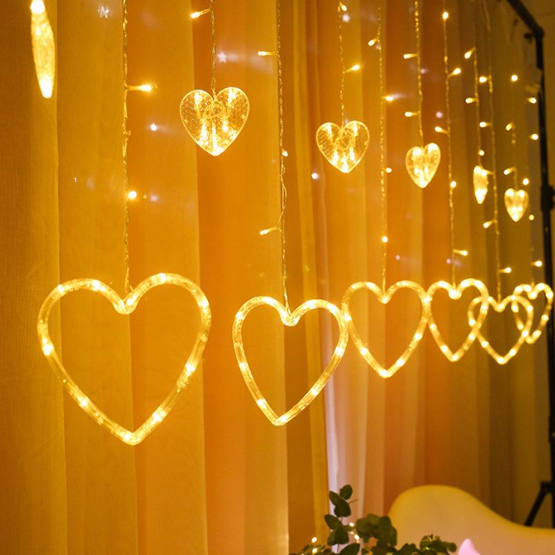 Samsung LED Curtain String Lights - Stars & Moon Decoration for Festivals