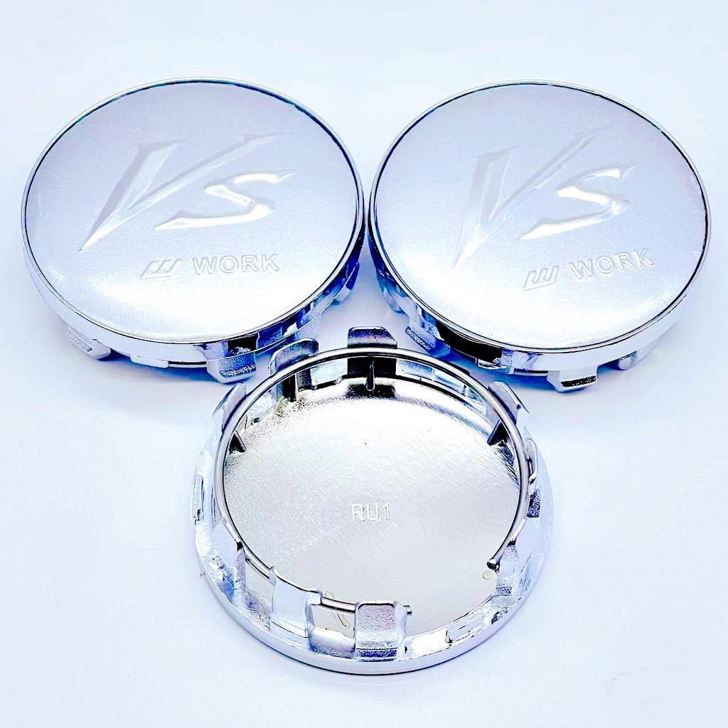 4pcs/lot 3D High Quality 59mm Car Wheel Hub Cover Center Caps for VS W Work Racing Styling Badge Emblem Accessories