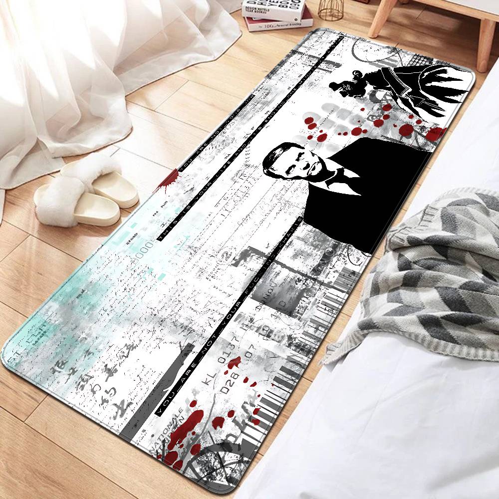 Fight Club Movie Bathroom Mat Non-Slip Laundry Room Mat Laundry Decor Balcony Child Living Room Toilet Rug 50x80cm